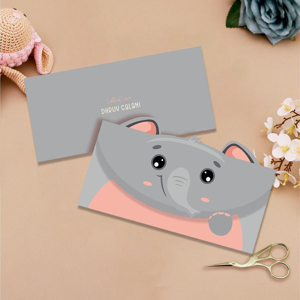 Personalised Money Envelopes - Little Safari Collection - Set of 20 - Chatterbox Labels - Envelopes