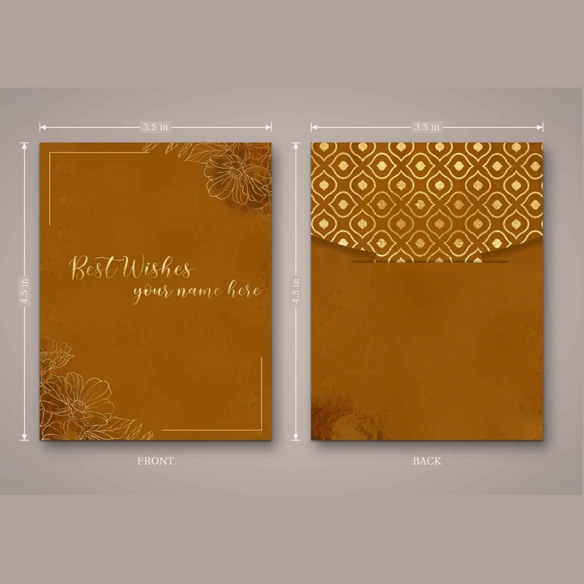 Luxe Gold Foil Money Envelopes -Golden Prestige