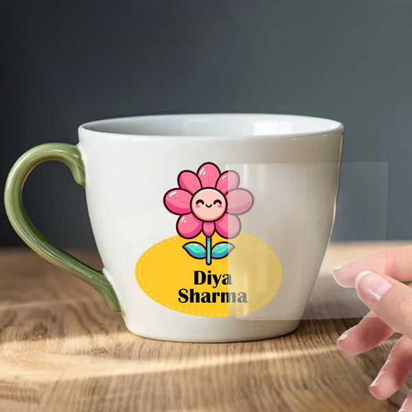 Personalised Embossed Stickers - Chatterbox Labels - Ink Transfer Labels