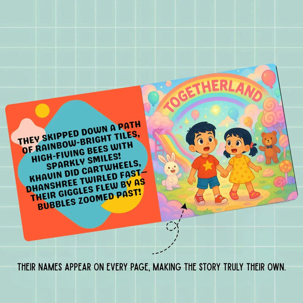 Personalised Storybook for Siblings - Rakhi Special - Chatterbox Labels - Books