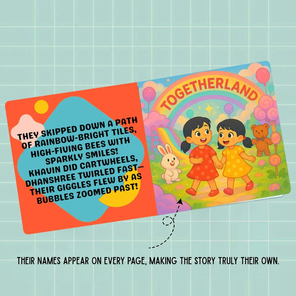 Personalised Storybook for Siblings - Rakhi Special - Chatterbox Labels - Books