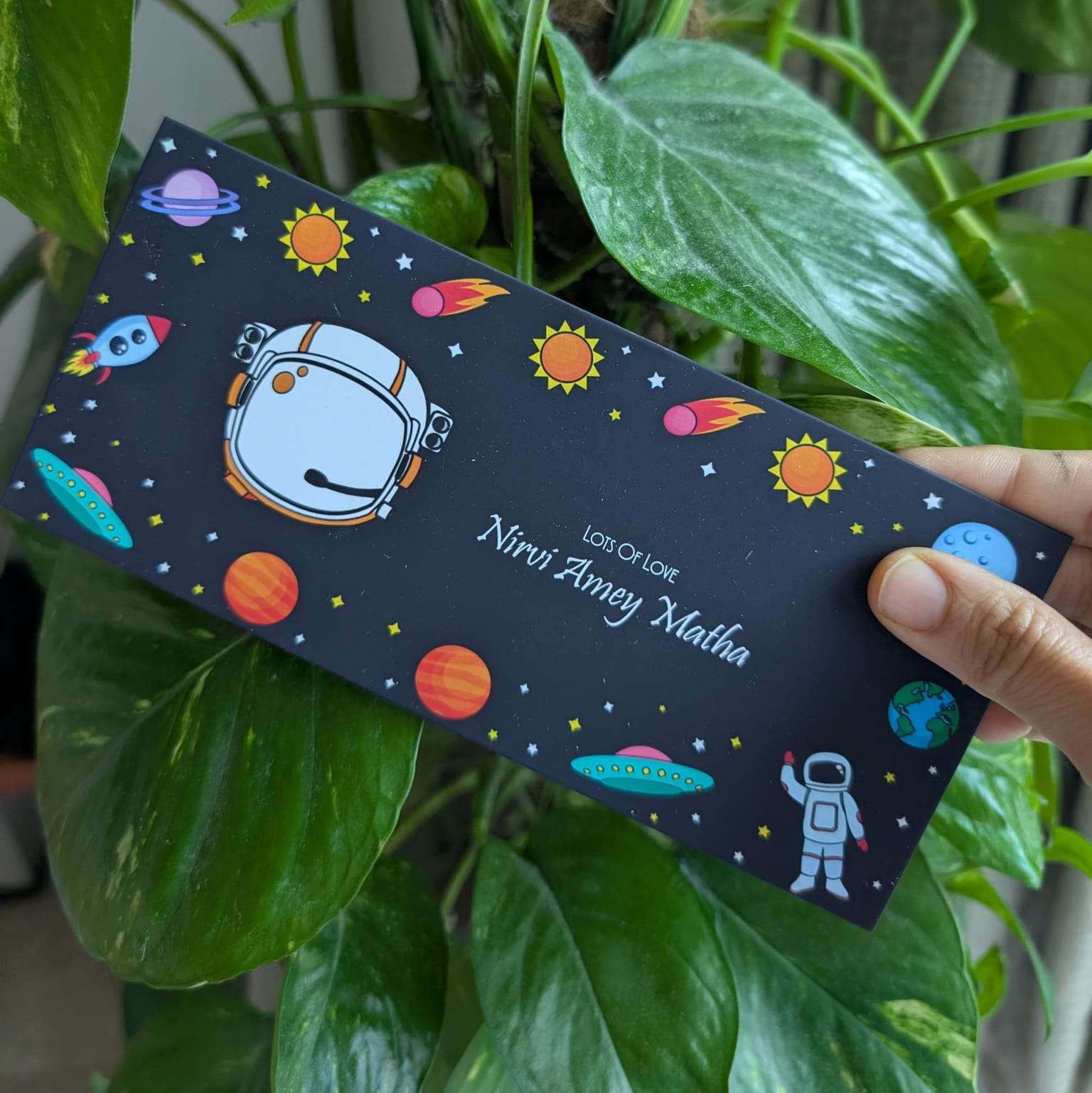Personalised Money Envelopes - Space Theme - Set of 20 - Chatterbox Labels - Envelopes