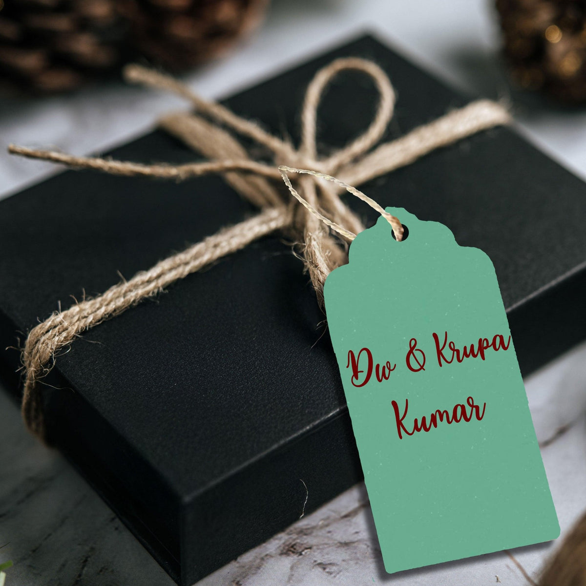 Premium Personalised Gift Tags - Teal Beauty - Set of 15 - Chatterbox Labels - Gift Tags