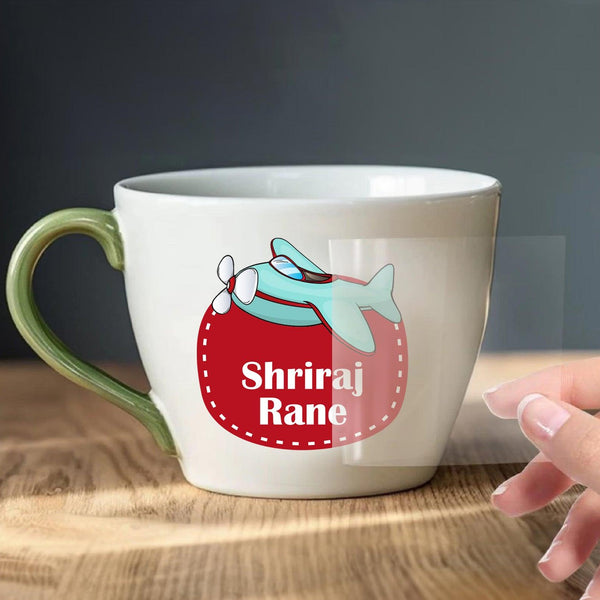 Personalised Embossed Stickers - Chatterbox Labels - Ink Transfer Labels