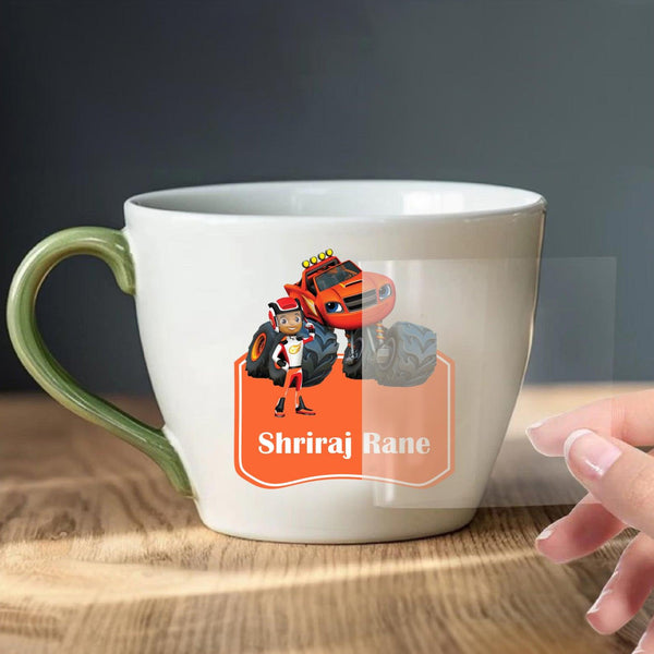 Personalised Embossed Stickers - Chatterbox Labels - Ink Transfer Labels