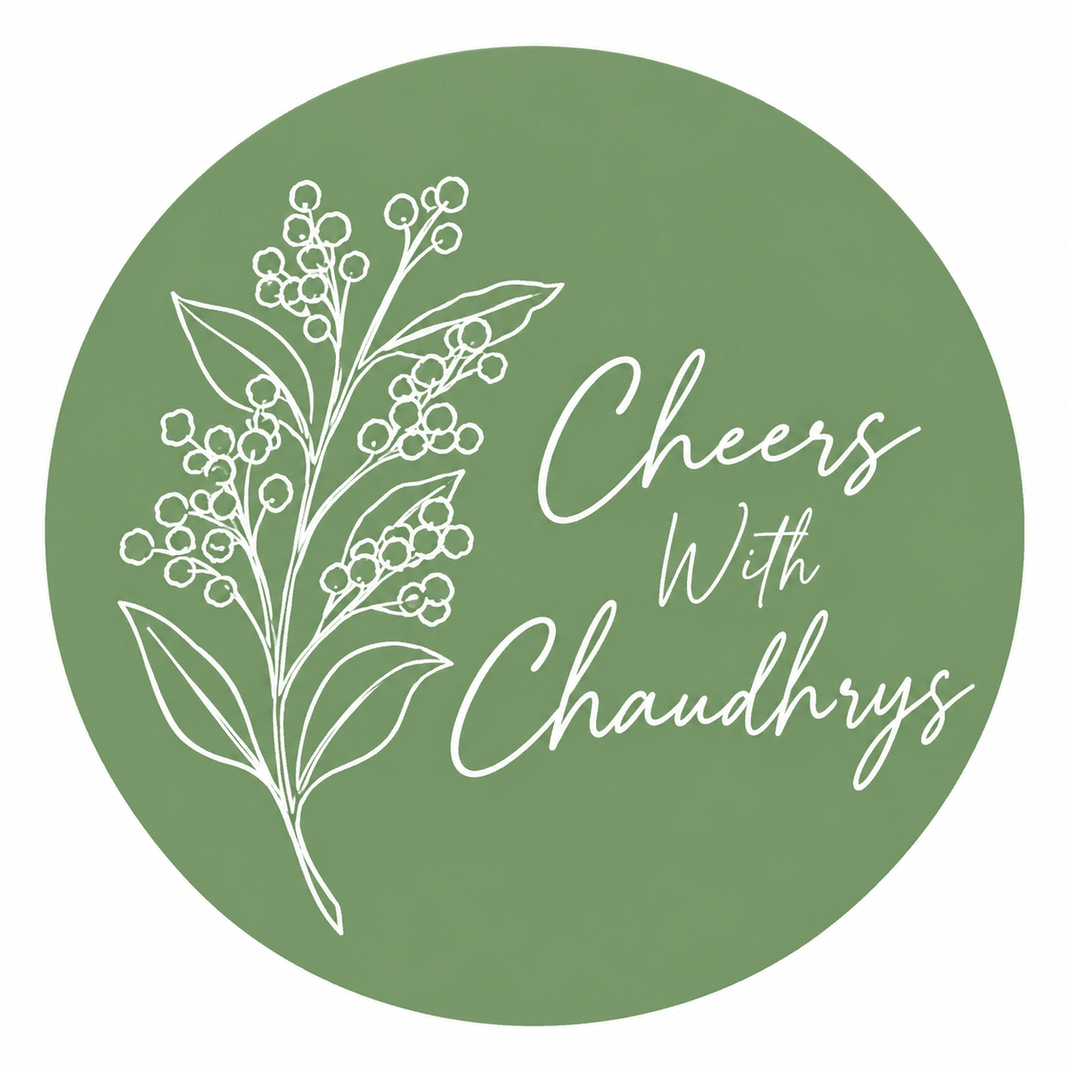 Personalised Coasters - Cheers in Bloom - Set of 6 - Chatterbox Labels-Coasters