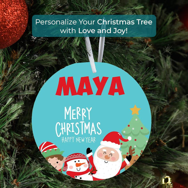 Personalized Christmas Ornaments - Chatterbox Labels - Ornament