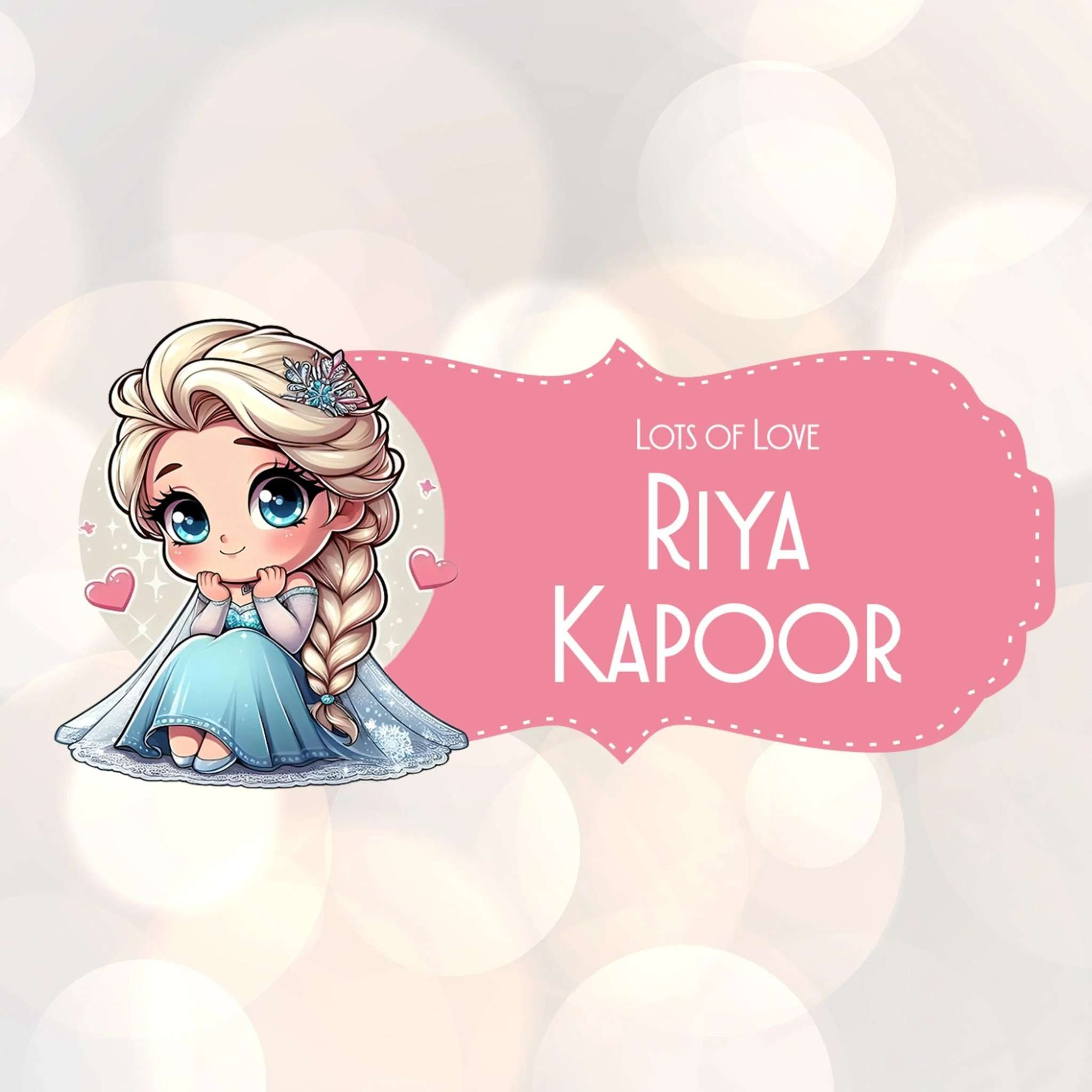 Die-Cut Gift Tags/Gift Labels - Frozen Design
