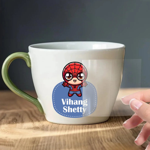 Personalised Embossed Stickers - Chatterbox Labels - Ink Transfer Labels