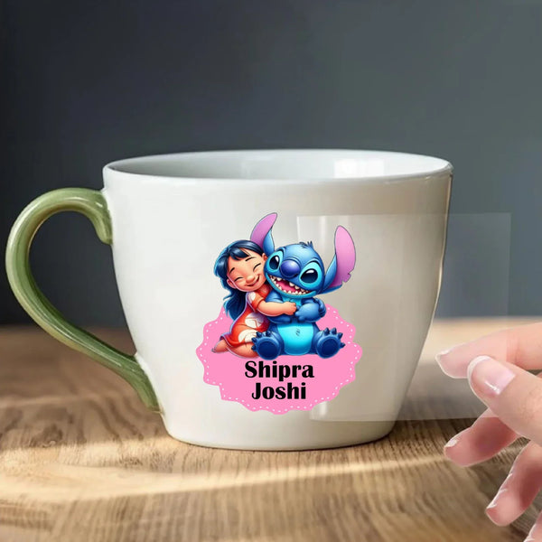 Personalised Embossed Stickers - Chatterbox Labels - Ink Transfer Labels