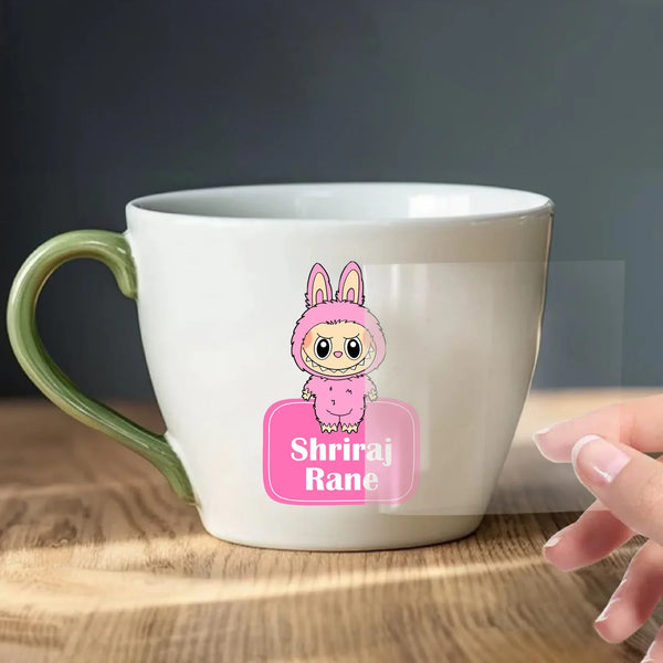 Personalised Embossed Stickers - Chatterbox Labels - Ink Transfer Labels