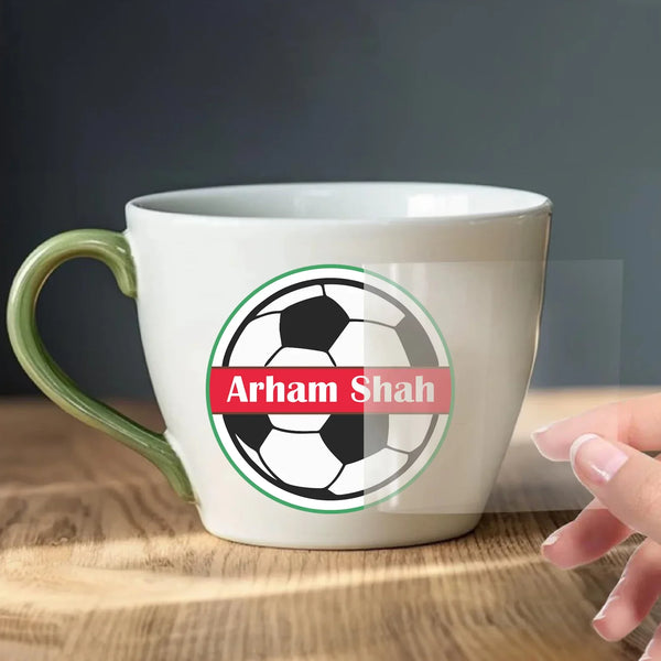 Personalised Embossed Stickers - Chatterbox Labels - Ink Transfer Labels