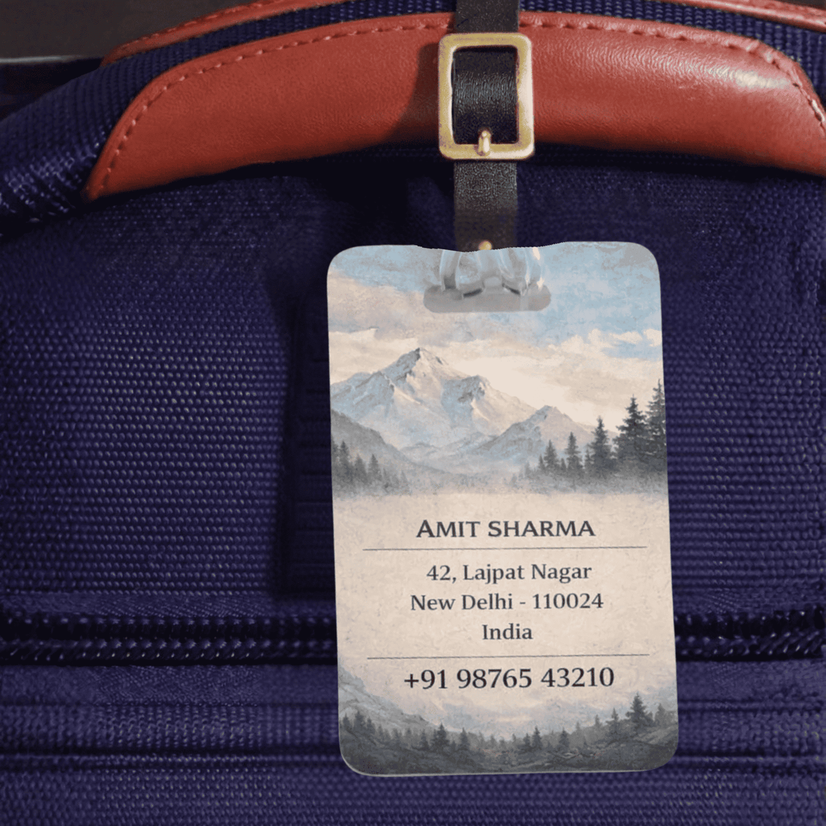 Personalized Luggage Tags - Wilderness Trail - Chatterbox Labels - Luggage Tags