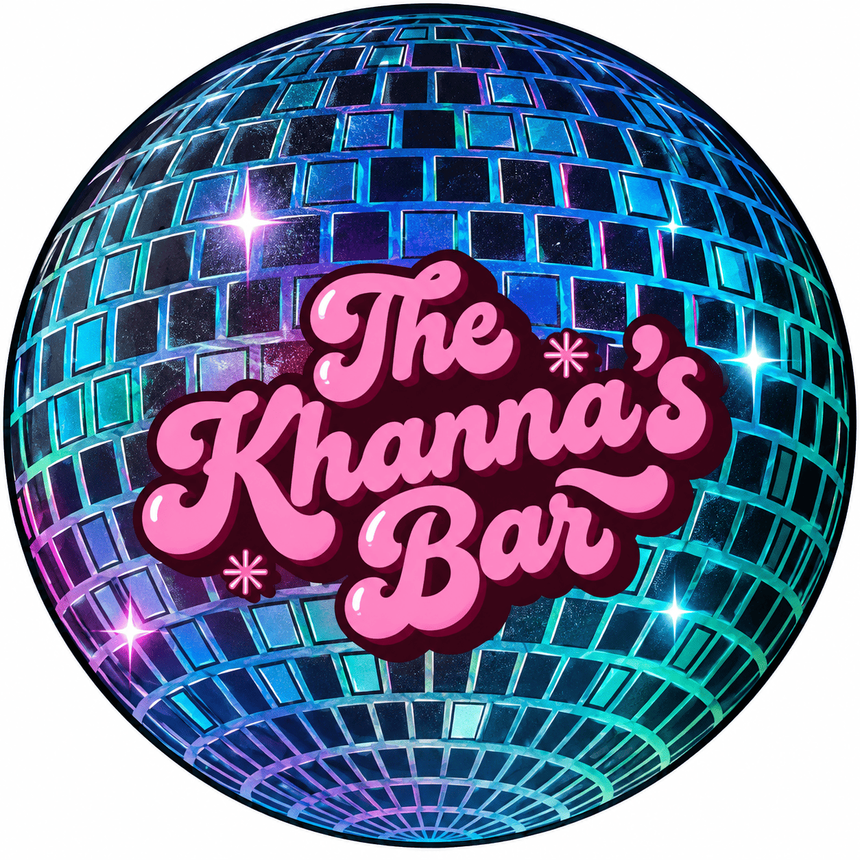 Personalised Coasters - The Disco Pour - Set of 6
