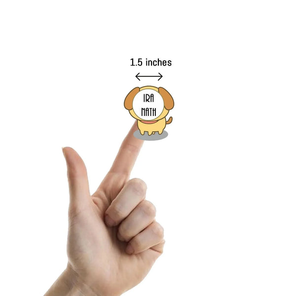 Waterproof Personalised Custom Shape Stickers - Pet Parade - Set of 24 Assorted Set - Design Labels & Stickers