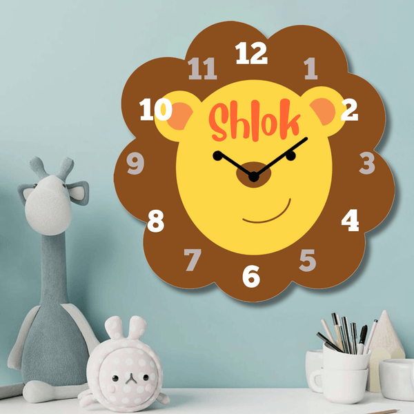 Personalised Acrylic Wall Clock - Pride Time - Chatterbox Labels - Wall Clock