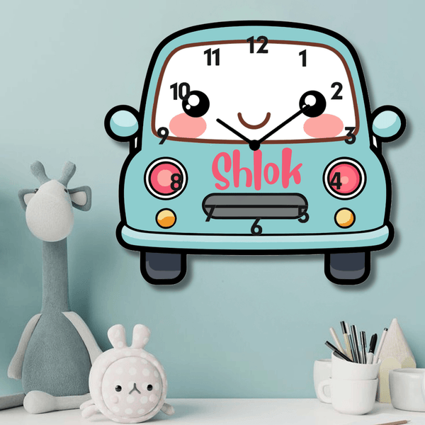Personalised Acrylic Wall Clock - Speedy Seconds - Chatterbox Labels - Wall Clock