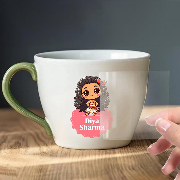 Personalised Embossed Stickers - Chatterbox Labels - Ink Transfer Labels