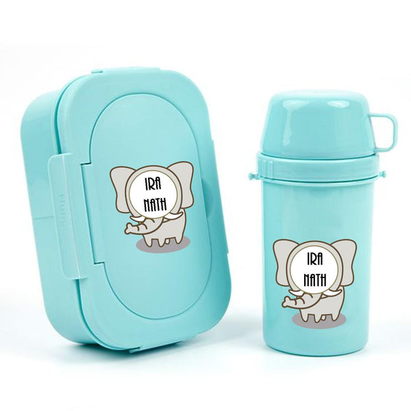 Waterproof Personalised Custom Shape Stickers- Baby Elephant Shape - Set of 25 - Chatterbox Labels - Design Labels & Stickers