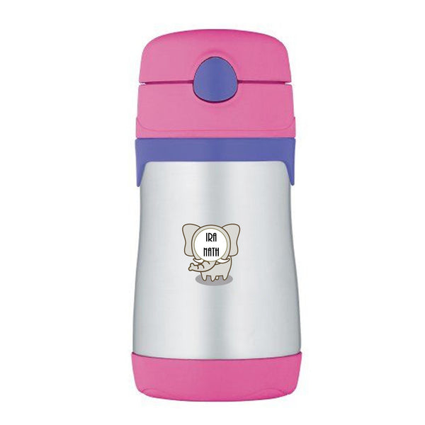 Waterproof Personalised Custom Shape Stickers- Baby Elephant Shape - Set of 25 - Chatterbox Labels - Design Labels & Stickers