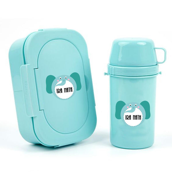 Waterproof Personalised Custom Shape Stickers- Elephant Face Shape - Set of 25 - Chatterbox Labels - Design Labels & Stickers