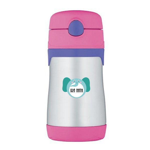 Waterproof Personalised Custom Shape Stickers- Elephant Face Shape - Set of 25 - Chatterbox Labels - Design Labels & Stickers