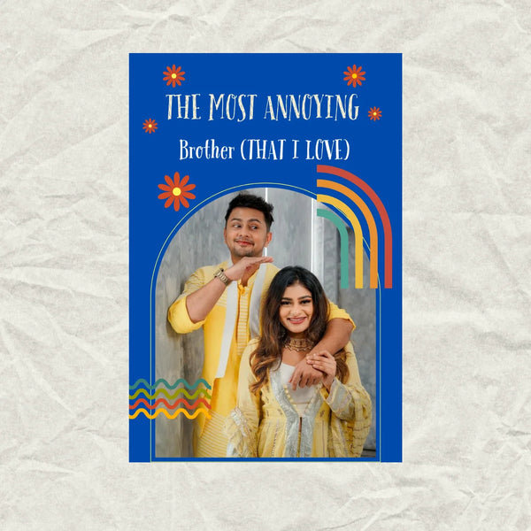 Personalised Fridge Magnets with Photos - Rakhi Special - Chatterbox Labels - Fridge Magnets