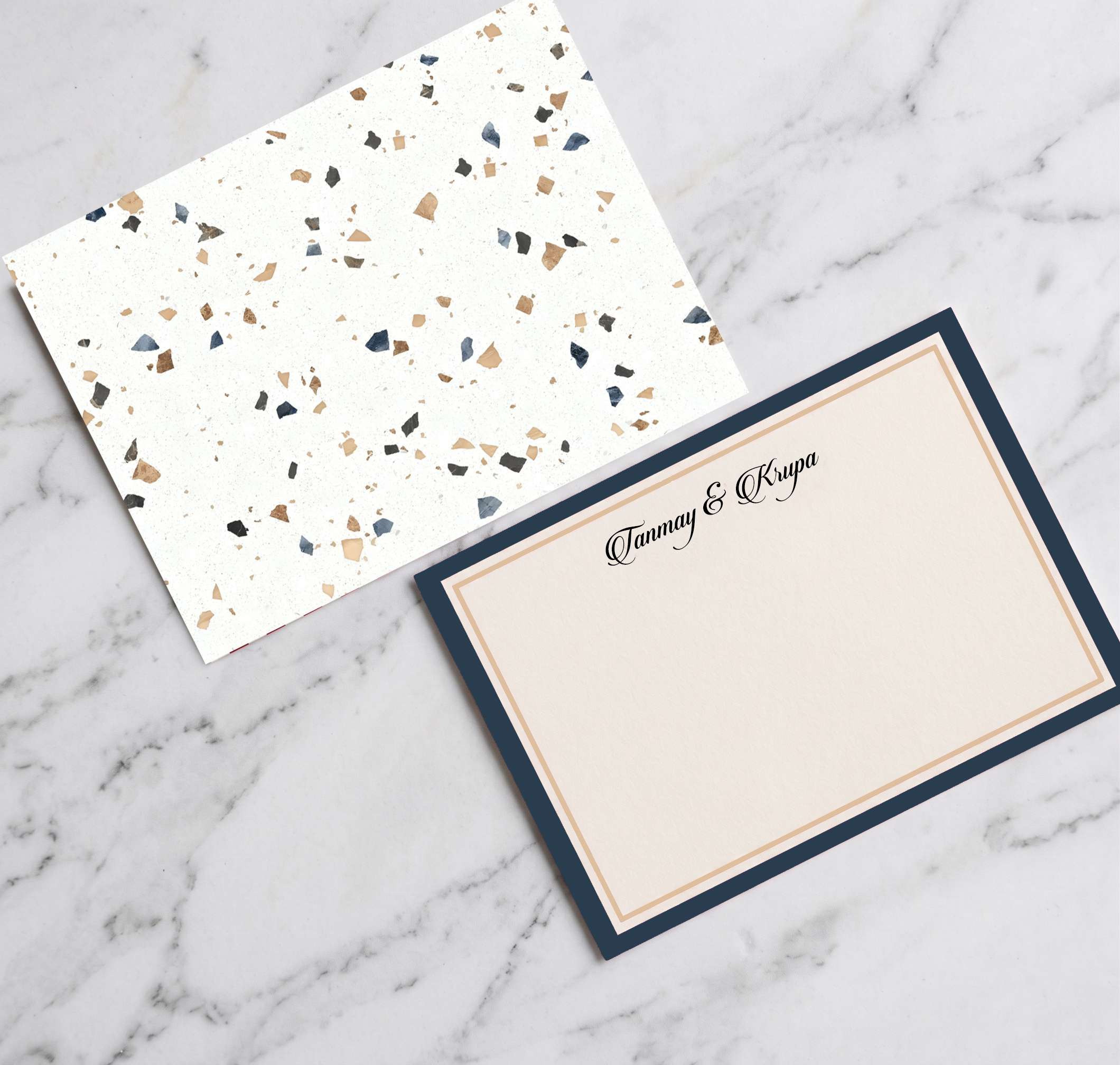 Personalised Note Cards With Envelopes - Pebble Play