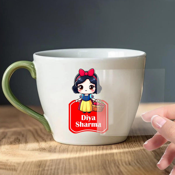 Personalised Embossed Stickers - Chatterbox Labels - Ink Transfer Labels