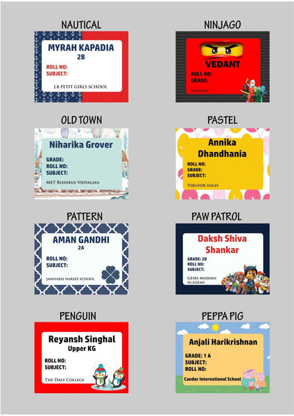 Book Labels & Stickers - Set of 20 - Chatterbox Labels - Book Labels