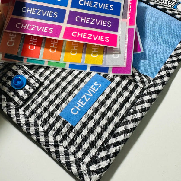 Custom Heat Transfer Clothing Labels for Fabric - Chatterbox Labels - Clothing Labels