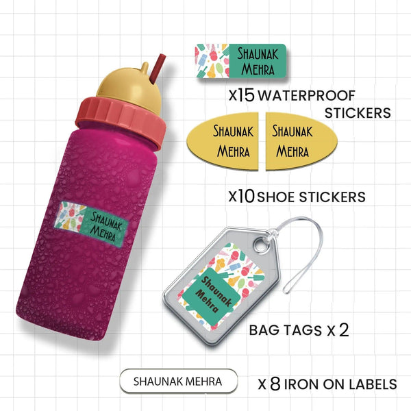 Classic Combo Label Pack - Set of 35 pieces - Chatterbox Labels - Value Packs