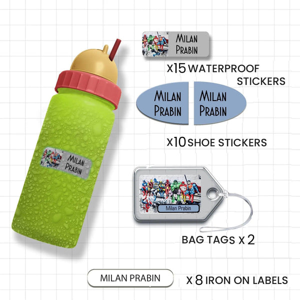 Classic Combo Label Pack - Set of 35 pieces - Chatterbox Labels - Value Packs