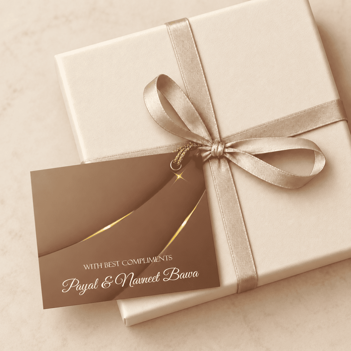 Gift tags / Gift Stickers - Cresent Glow Design