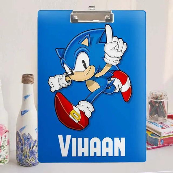 Custom Exam board - Super Sonic Theme - Chatterbox Labels - Clipboard
