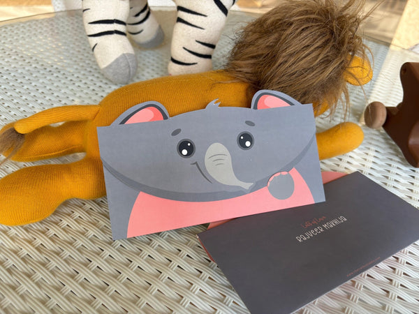 Personalised Money Envelopes - Little Safari Collection - Set of 20 - Chatterbox Labels - Envelopes