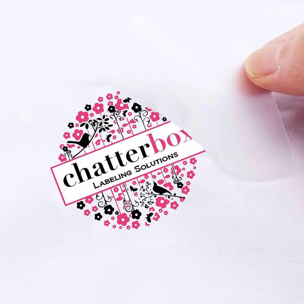 Design Heat Transfer Clothing Labels - Set of 50 - Chatterbox Labels - Clothing Labels