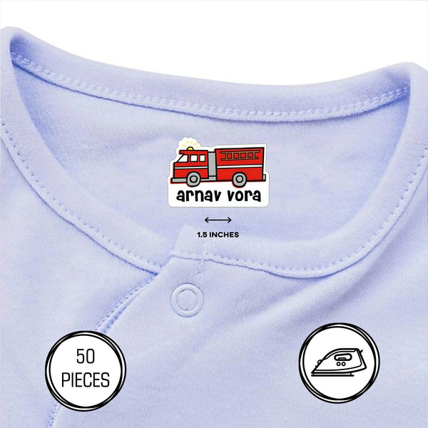 Design Heat Transfer Clothing Labels - Set of 50 - Chatterbox Labels - Clothing Labels