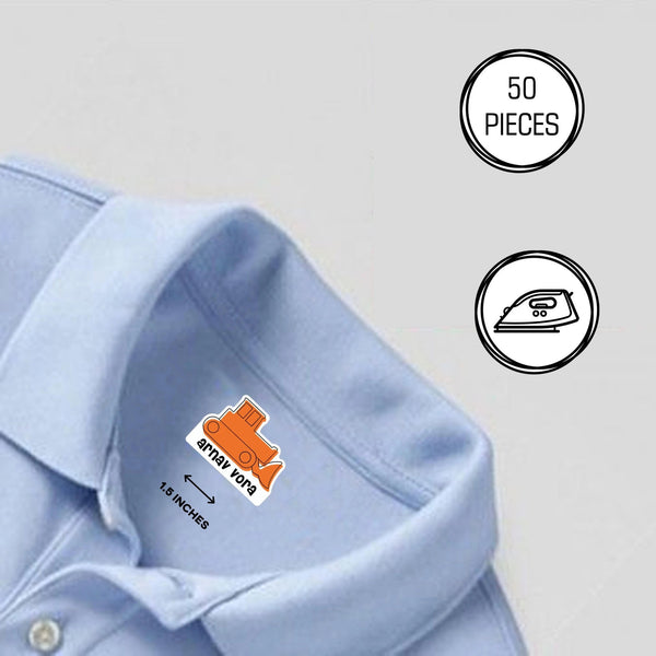 Design Heat Transfer Clothing Labels - Set of 50 - Chatterbox Labels - Clothing Labels