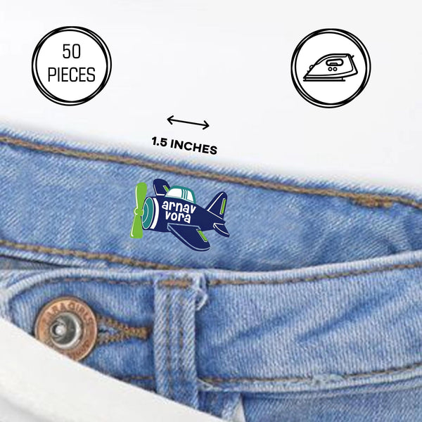 Design Heat Transfer Clothing Labels - Set of 50 - Chatterbox Labels - Clothing Labels