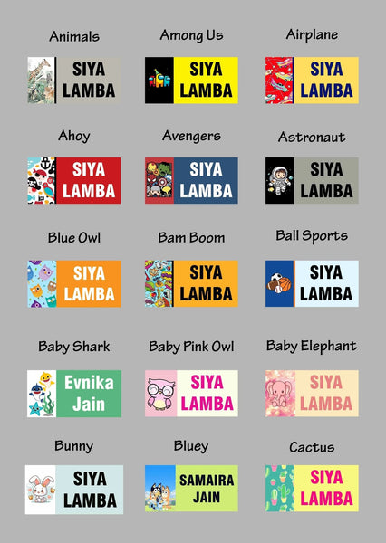 Waterproof Design Labels - Set of 50 - Chatterbox Labels - Design Labels & Stickers