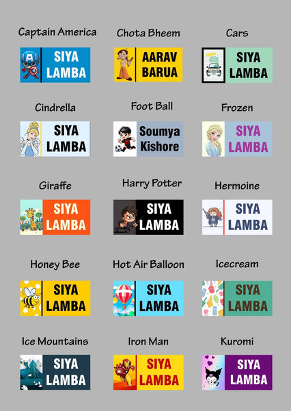 Waterproof Design Labels - Set of 50 - Chatterbox Labels - Design Labels & Stickers