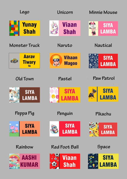 Waterproof Design Labels - Set of 50 - Chatterbox Labels - Design Labels & Stickers