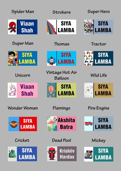 Waterproof Design Labels - Set of 50 - Chatterbox Labels - Design Labels & Stickers