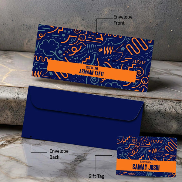Money Envelopes - Digital Curves - Set of 20 - Chatterbox Labels - Envelopes