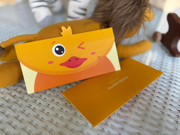 Personalised Money Envelopes - Little Safari Collection - Set of 20 - Chatterbox Labels - Envelopes