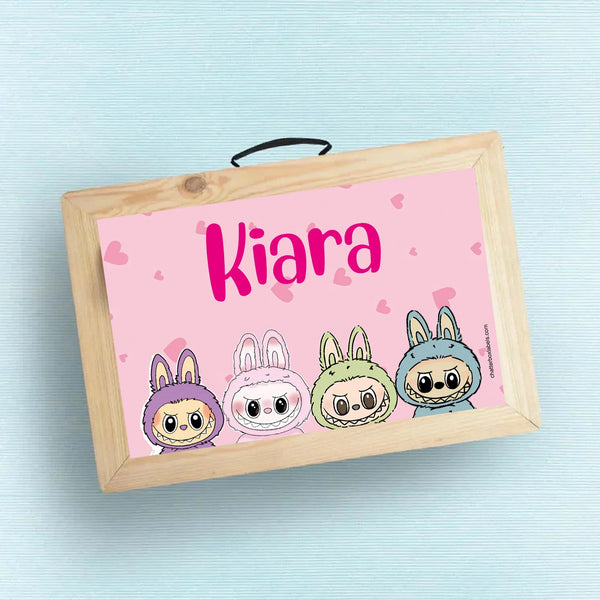 Custom Folding Desk - Labubu Theme - Chatterbox Labels - Folding Table