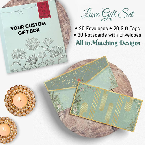 Luxe Diwali Gift Stationery Sets - Chatterbox Labels - Gift Tags