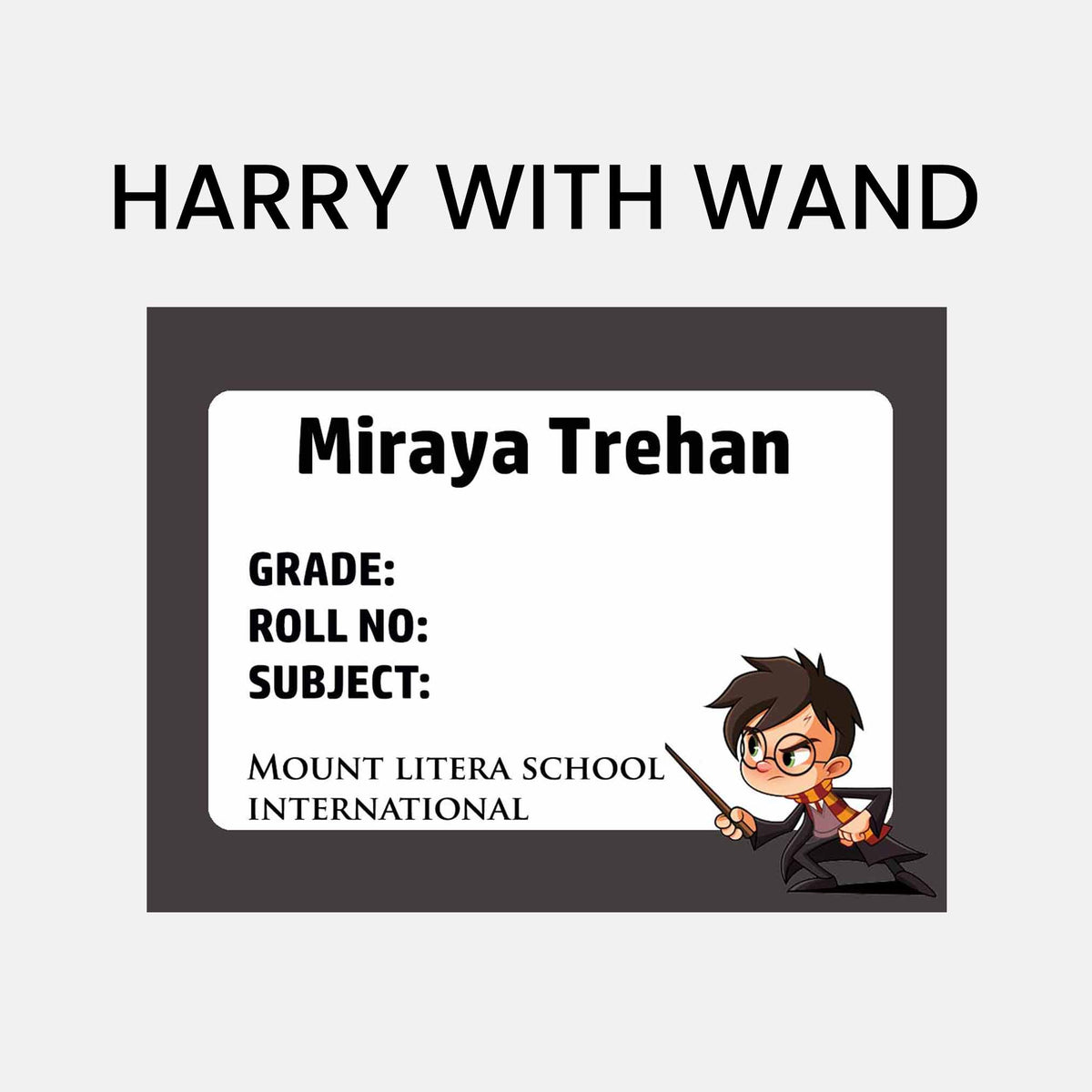 HARRY WITH WAND