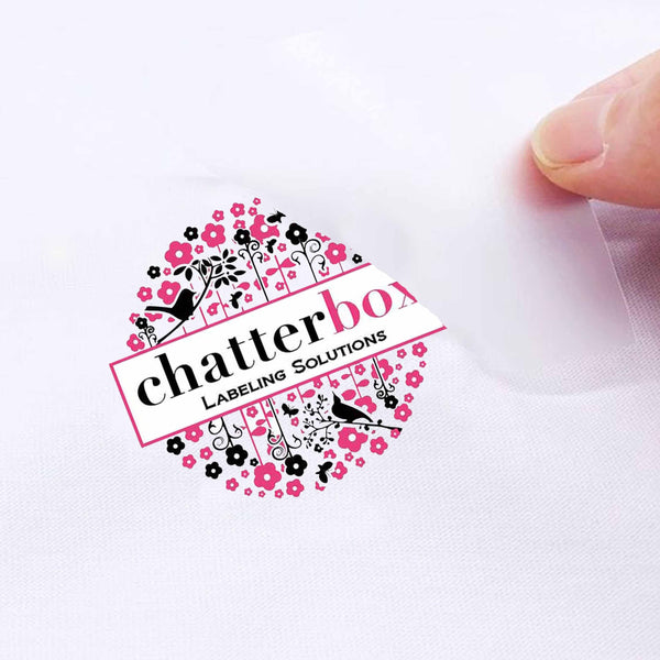 Custom Heat Transfer Clothing Labels for Fabric - Chatterbox Labels - Clothing Labels
